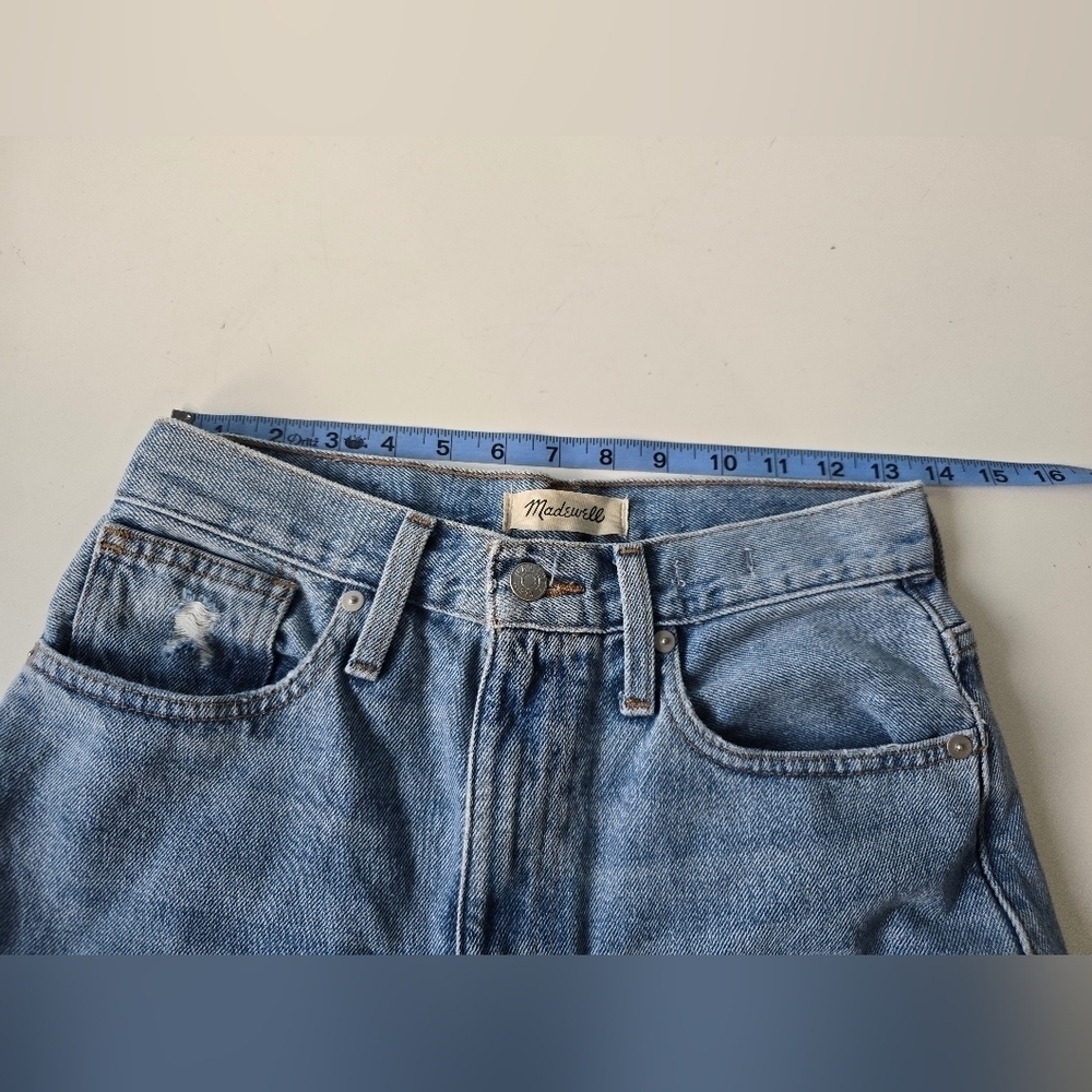 Madewell Baggy Straight Jeans Size 25 Blue - Picture 8 of 10